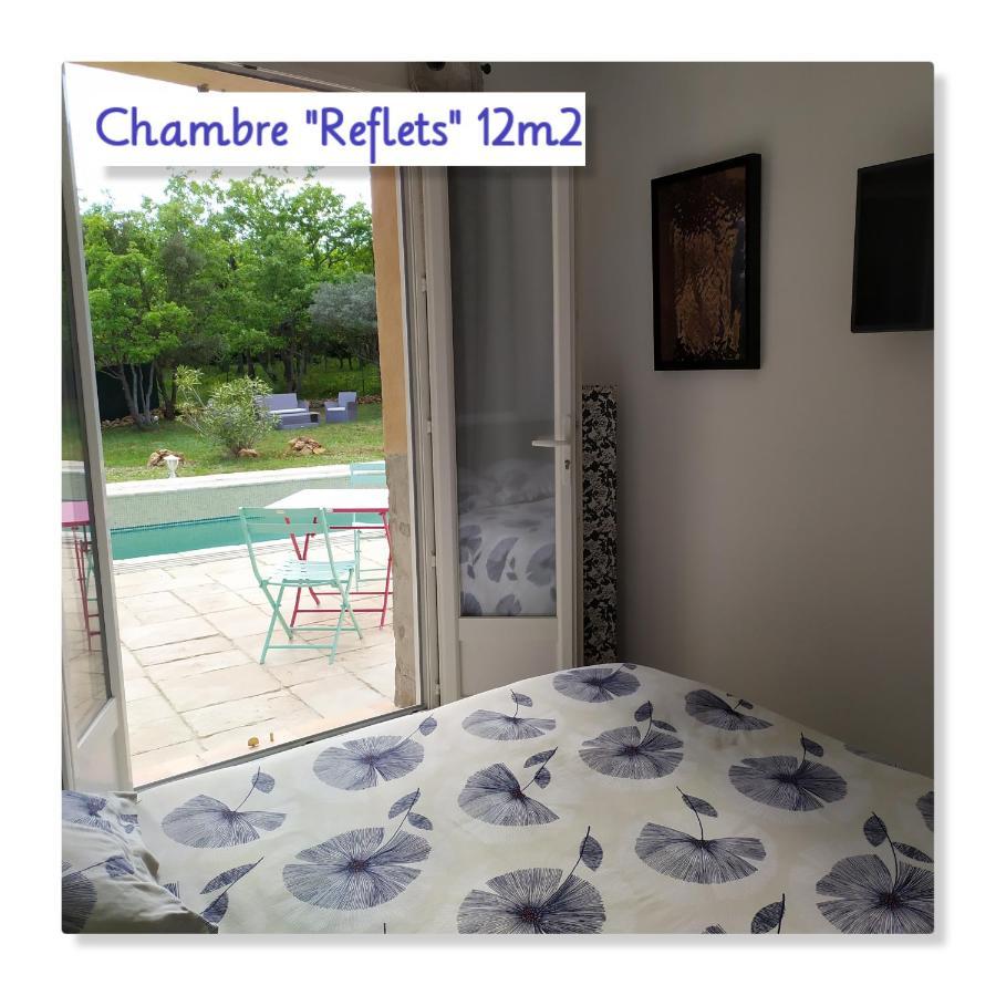 Lou Pebre D'Ai Bed & Breakfast Régusse Екстериор снимка